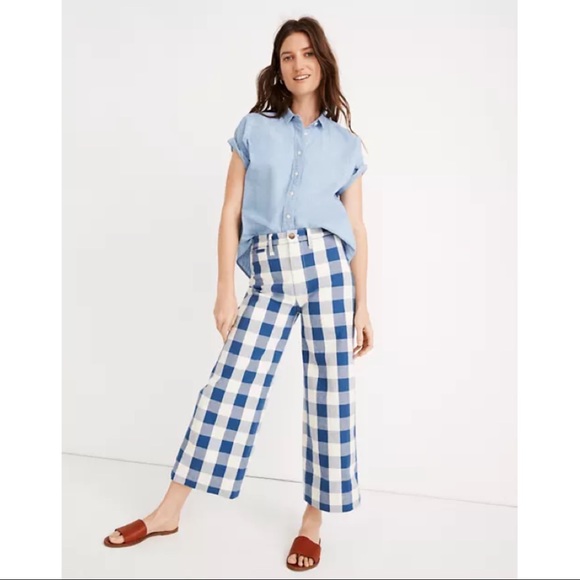 Madewell Pants - Madewell Emmett Wide-Leg Crop Pants